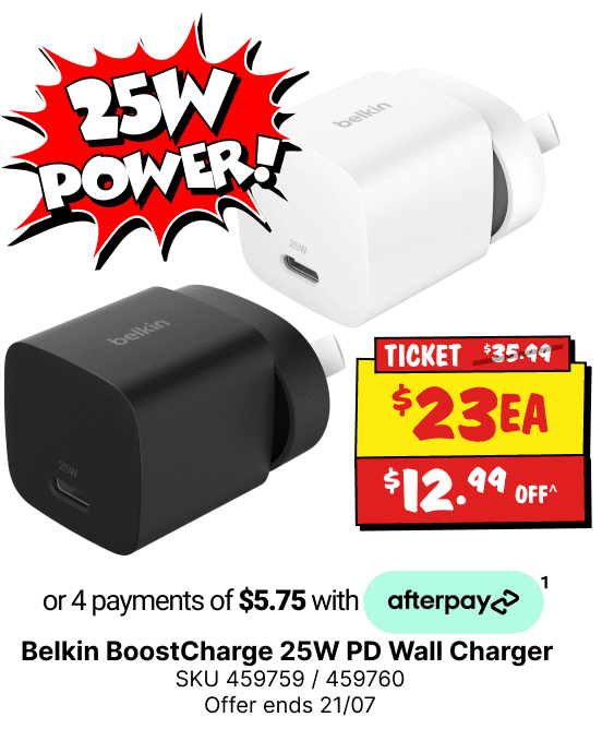 Belkin BoostCharge 25W PD Wall Charger (White)