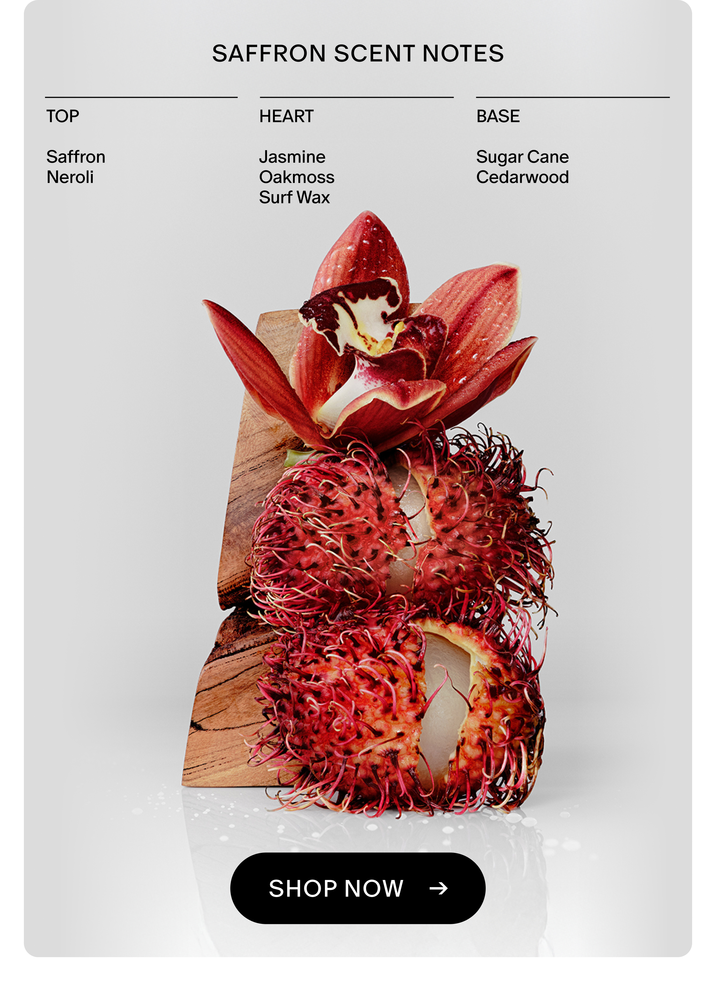 saffron scent notes