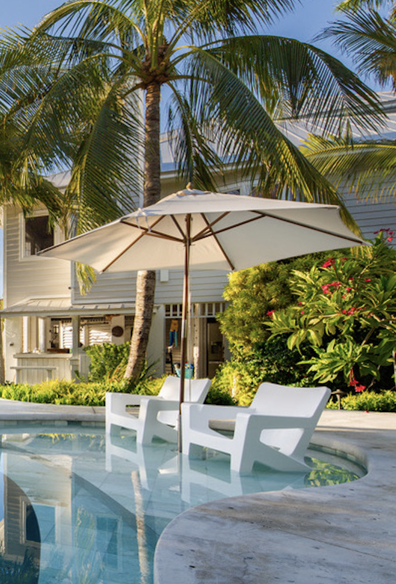 Bask Lounge Chairs in Pool