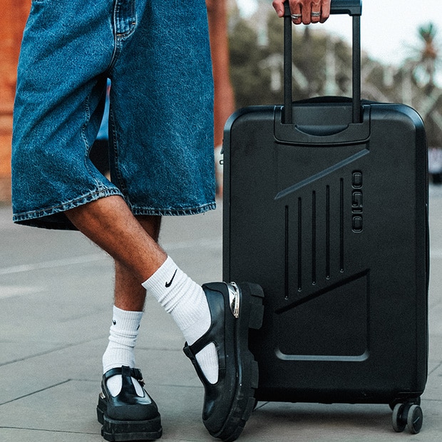 wheeled luggage bag