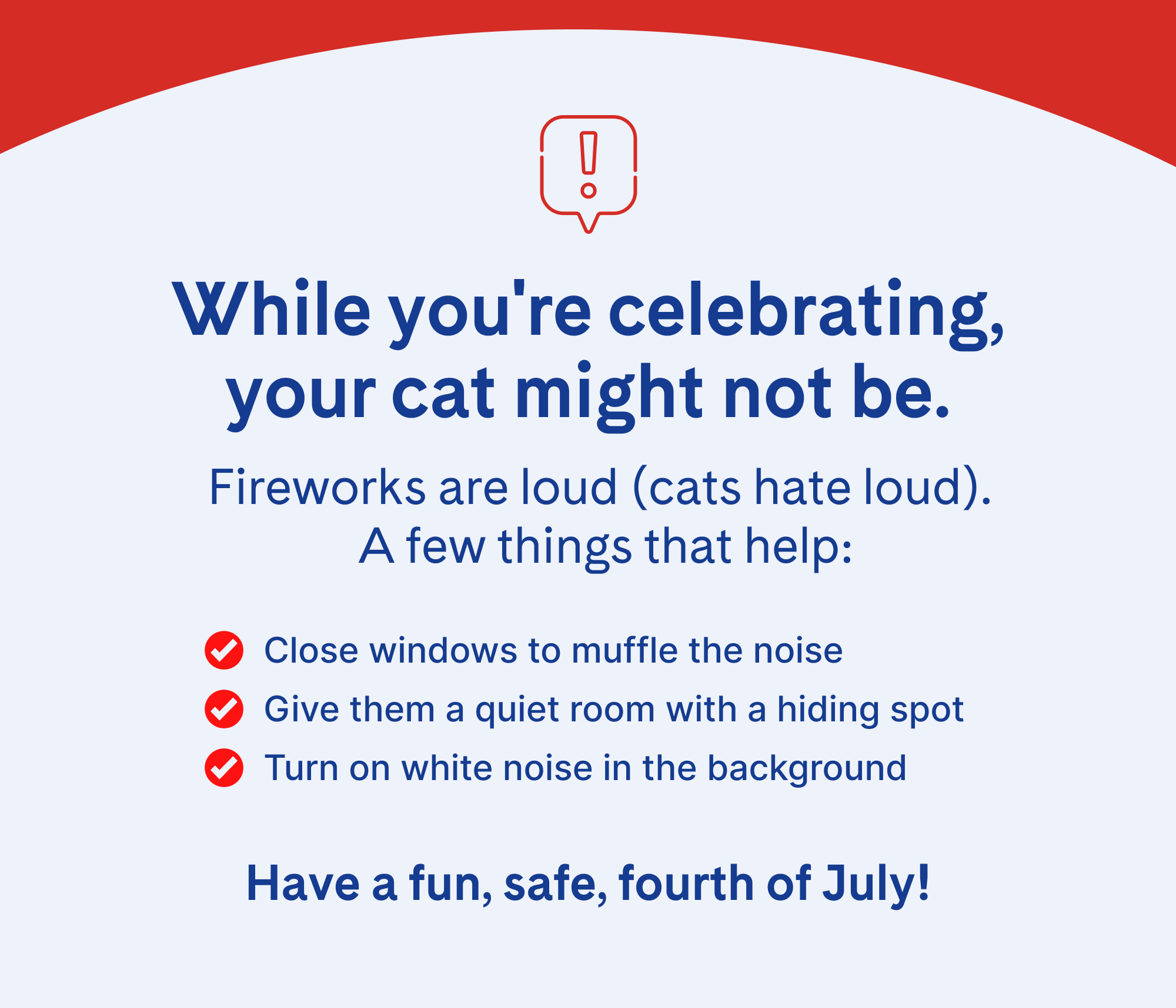 Have a fun, safe, Fourth of July! 