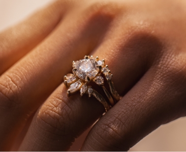 You, Me & Magic Three Stone Engagement Ring
