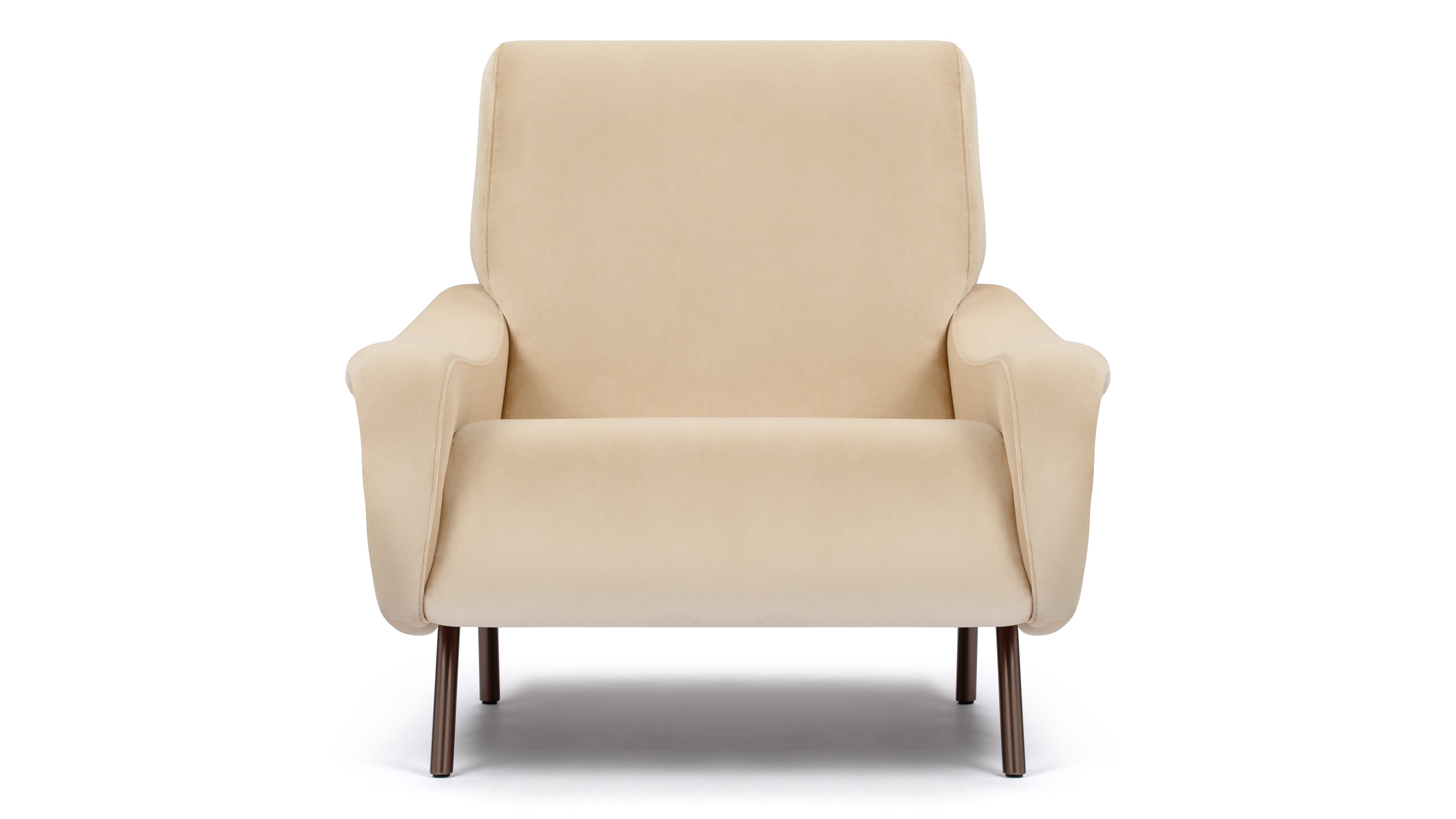 Image of Lady - Lady Armchair, Ecru Velvet