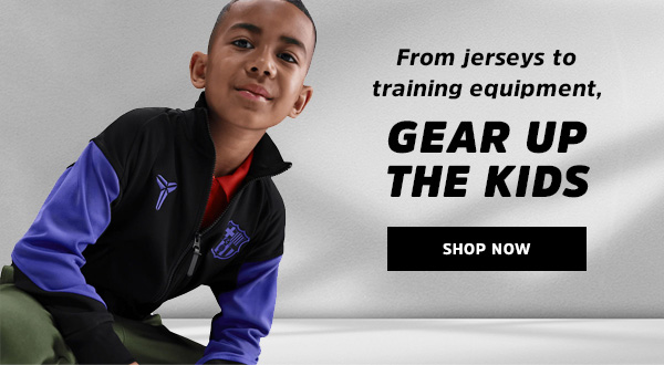 From jerseys to training gear -  Gear up the kids