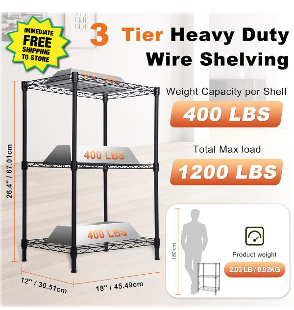 Whitmor 3-Tier 18