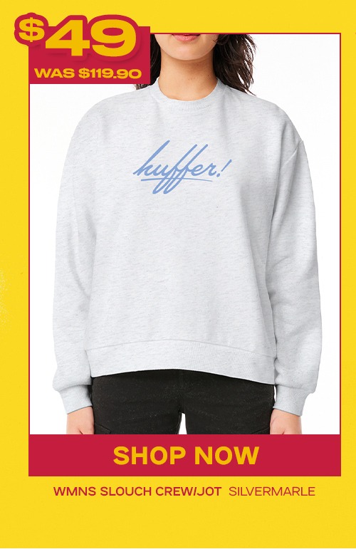 WMNS SLOUCH CREW/JOT SILVERMARLE