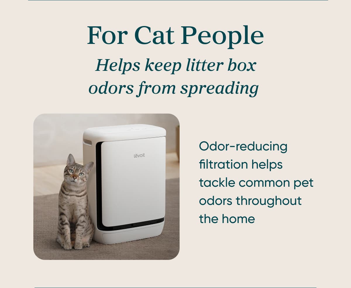 For Cat People  Help keep litter box odors from spreading