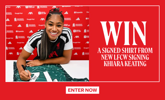Celebrate new LFCW signing Khiara Keating with your chance to win a signed shirt