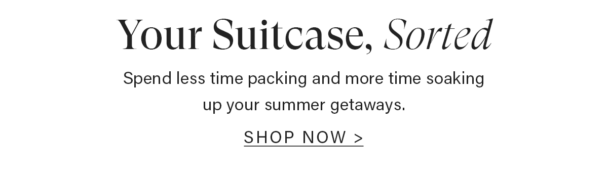 Your Suitcase, Sorted