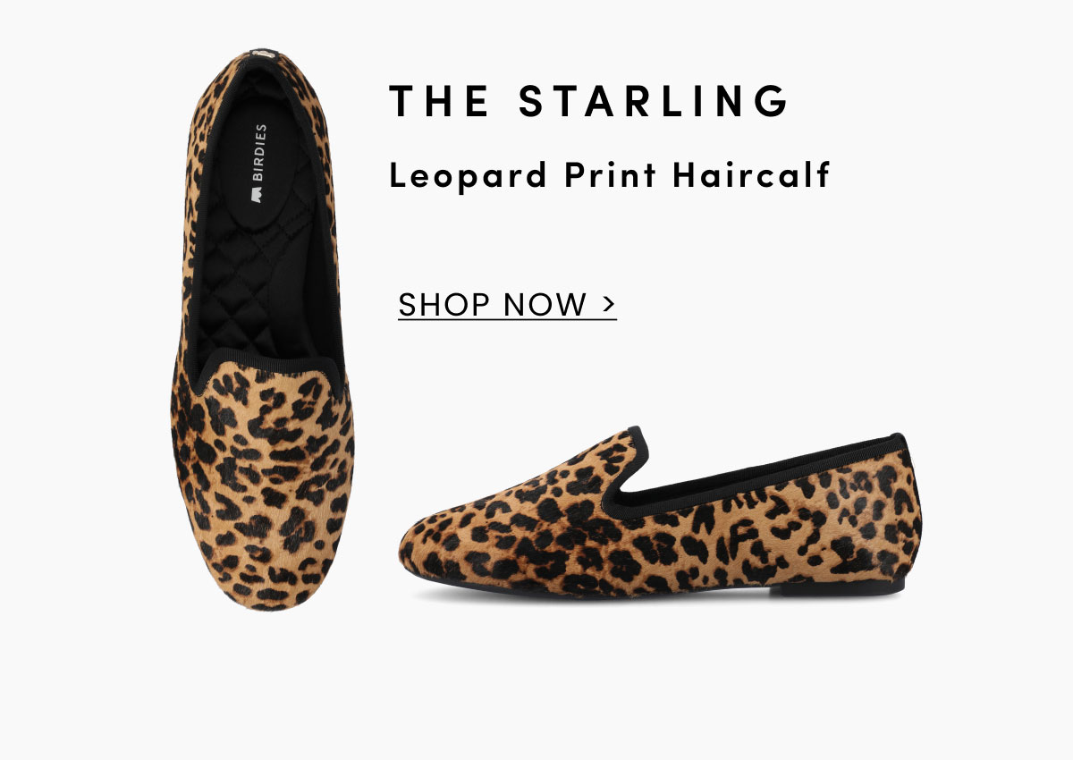 The Starling in Leopard Print Haircalf