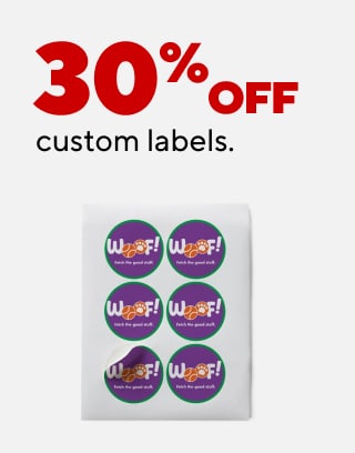 Your brand boosted
Up to $125 off custom printer orders
30% off custom labels
30% off select Staples sign holders when you buy 3 or more
