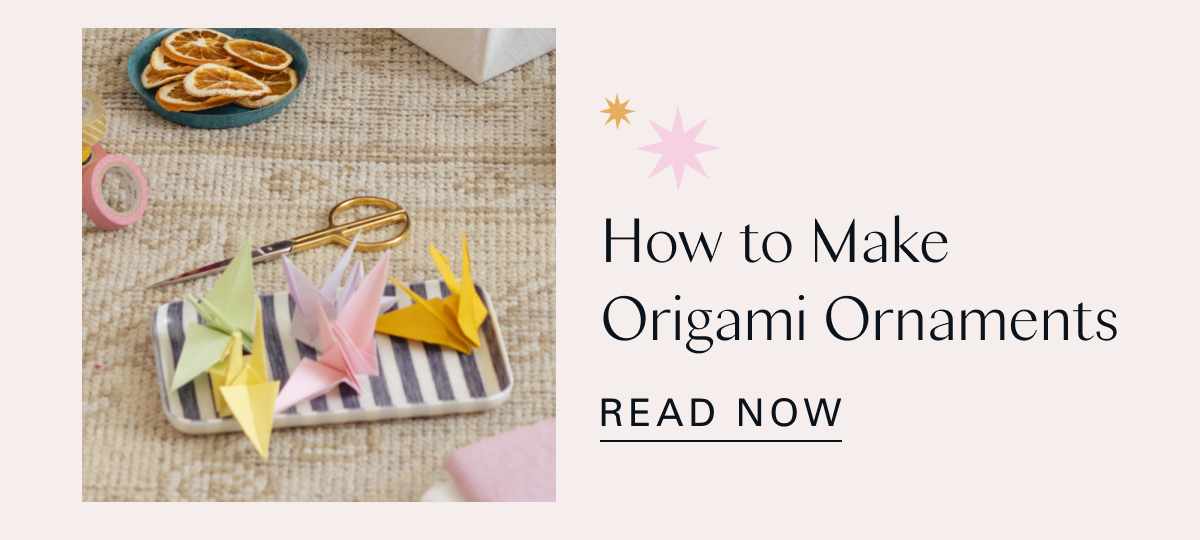 How to Make Origami Ornaments