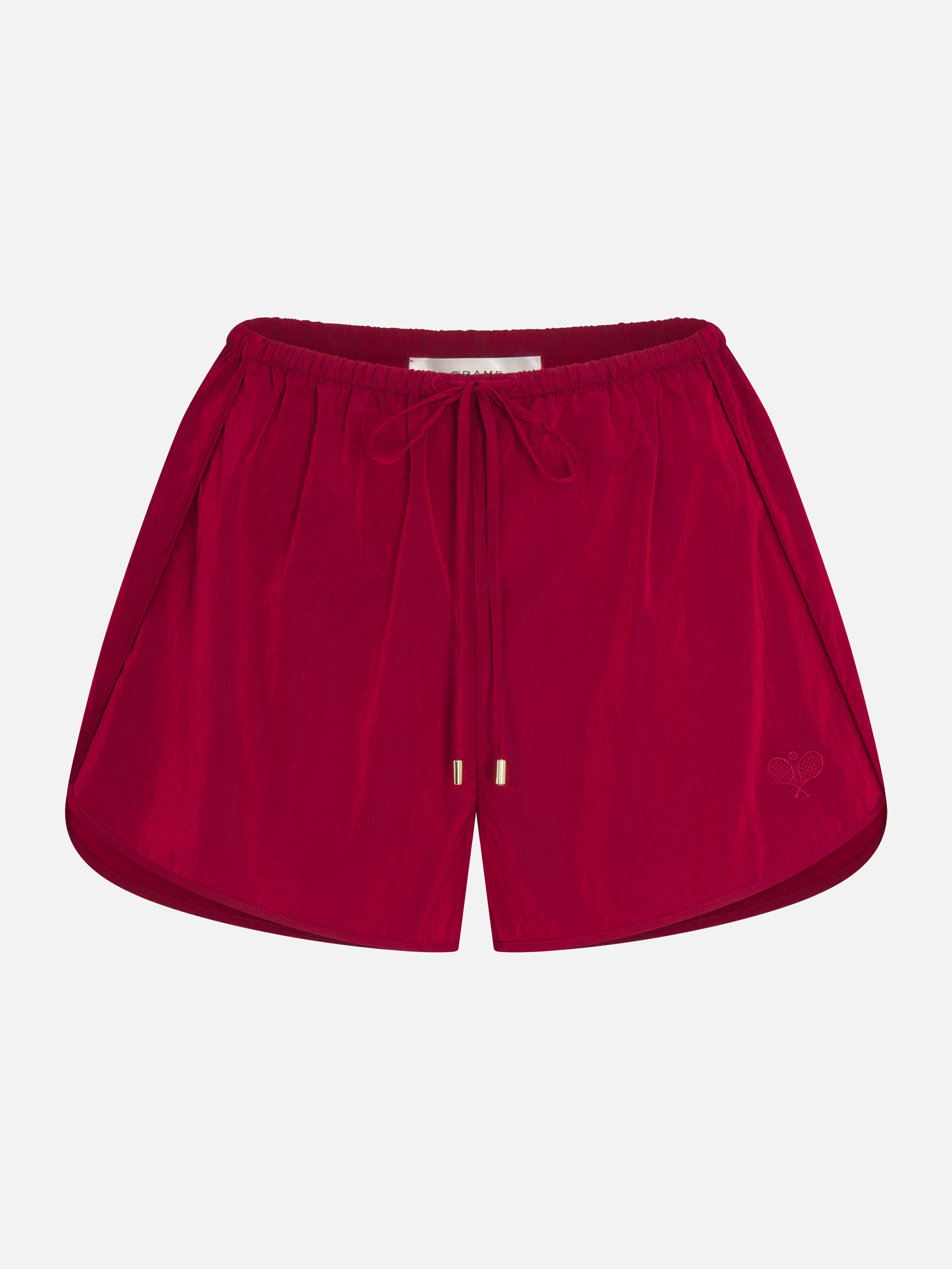 THE TENNIS ATHLETIC SHORT IN ACE RED
