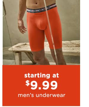 starting at 9.99 men's underwear