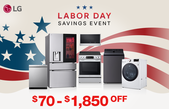 LG Labor Day Savings $100 - $1850 OFF