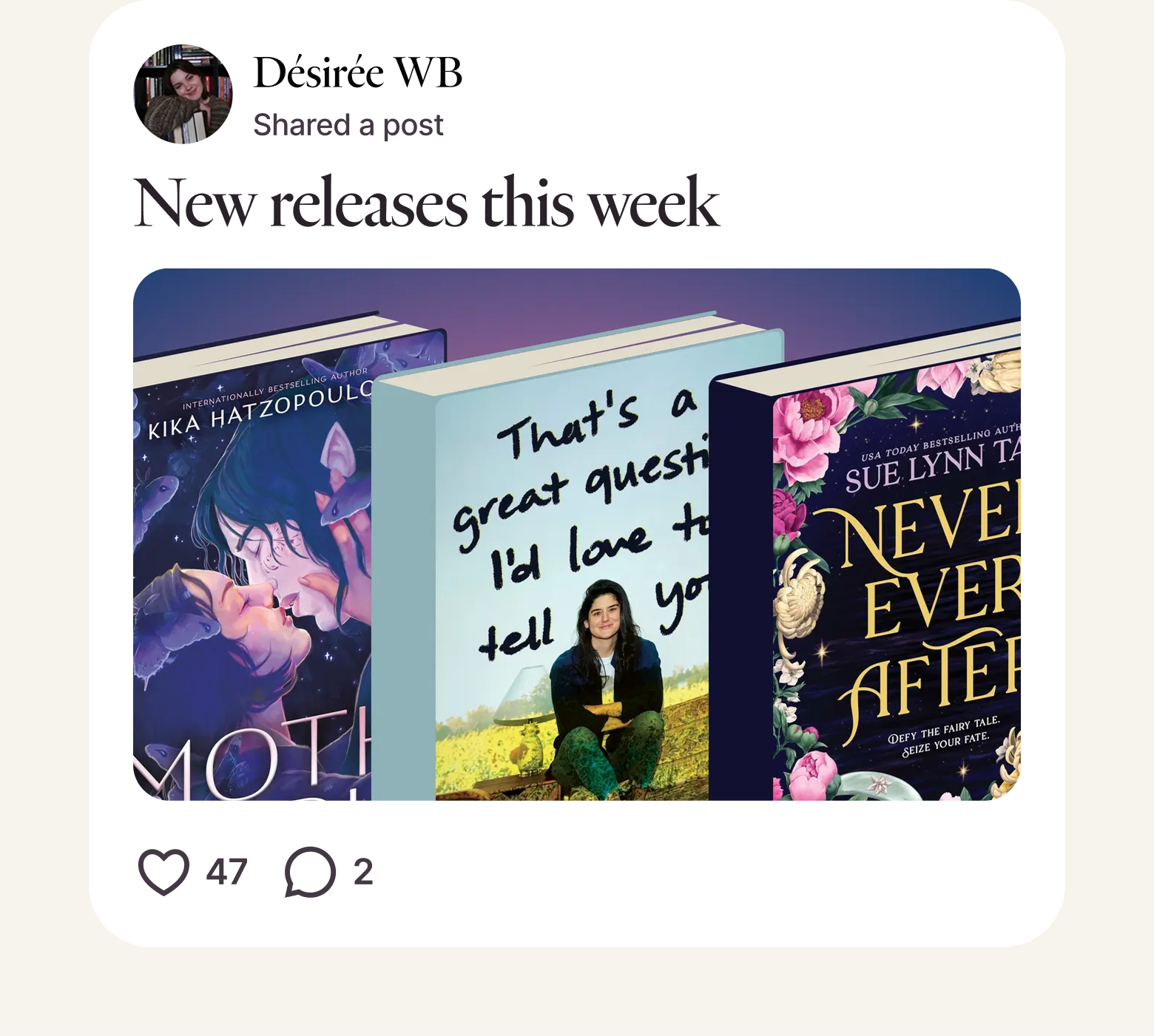 Post from Desiree