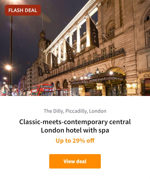 Classic-meets-contemporary central London hotel with spa