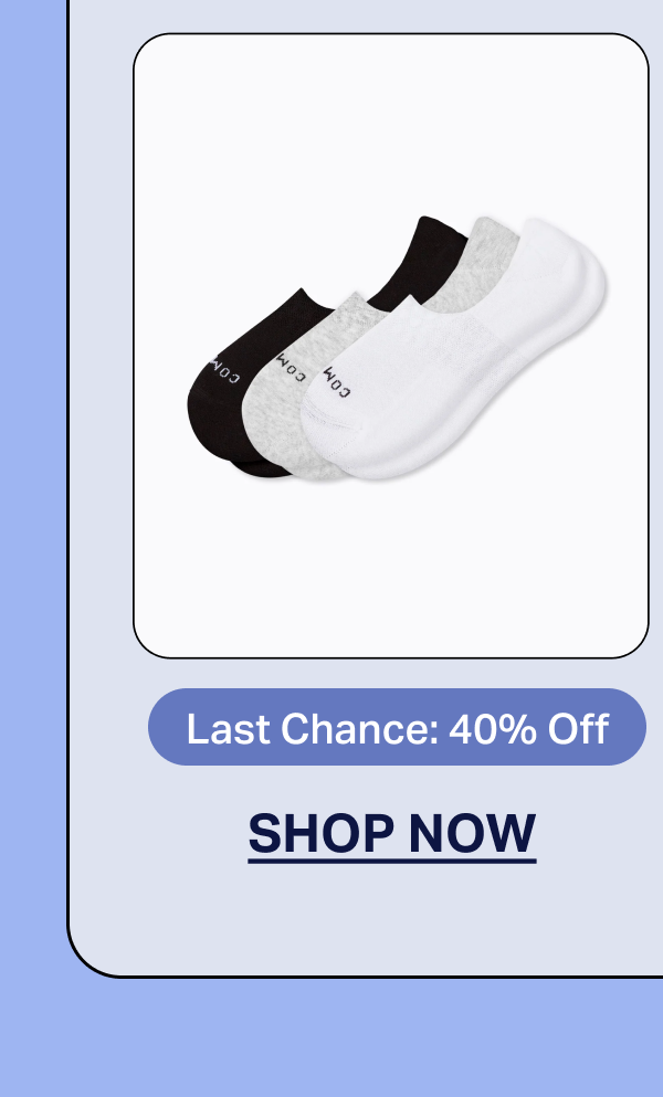 Last Chance: 40% Off | SHOP NOW