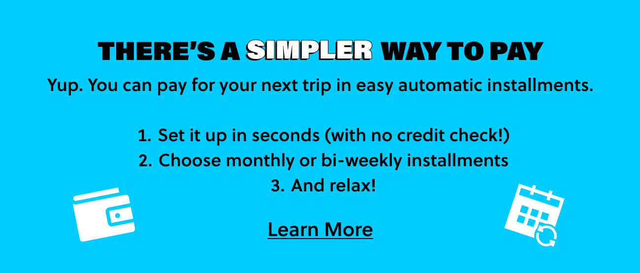 Pay in easy automatic instalments