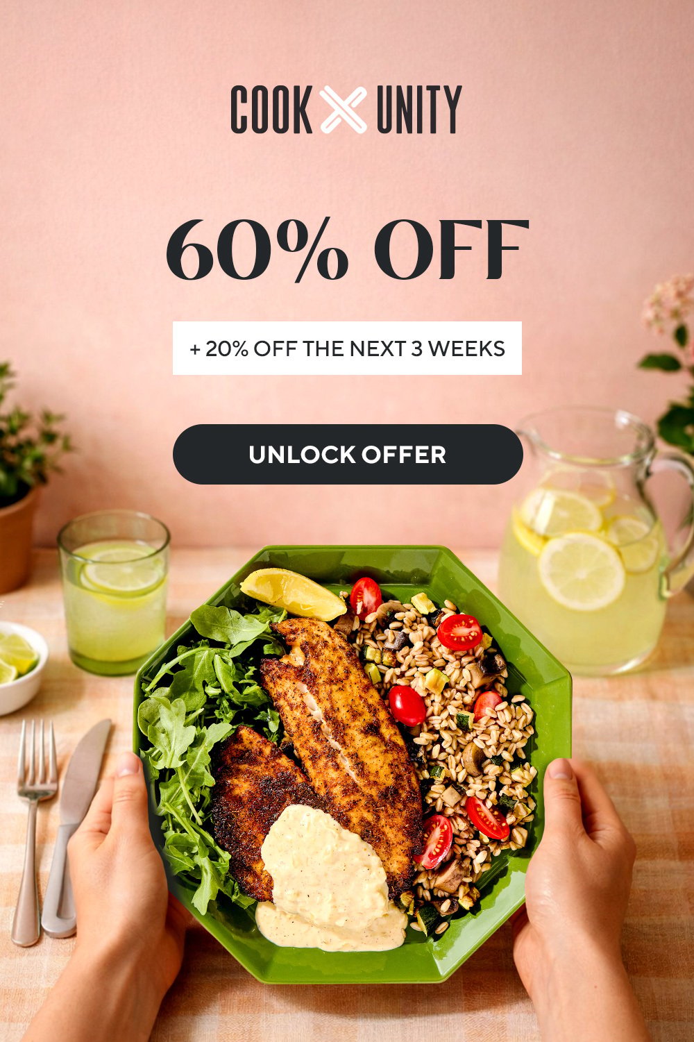 60% off + 20%