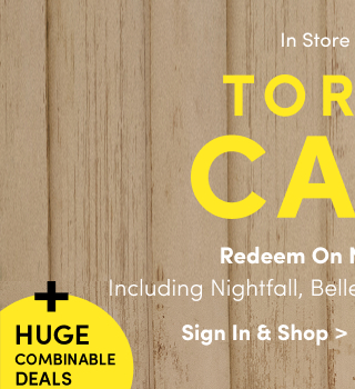 + Huge Combinable Deals | Stack And Save With Torrid Cash! | Starts Now! | In Store + Online | Torrid Cash | Redeem On New Arrivals Including Nightfall, Belle Isle, Festi & Retro Chic! | Sign In & Shop >