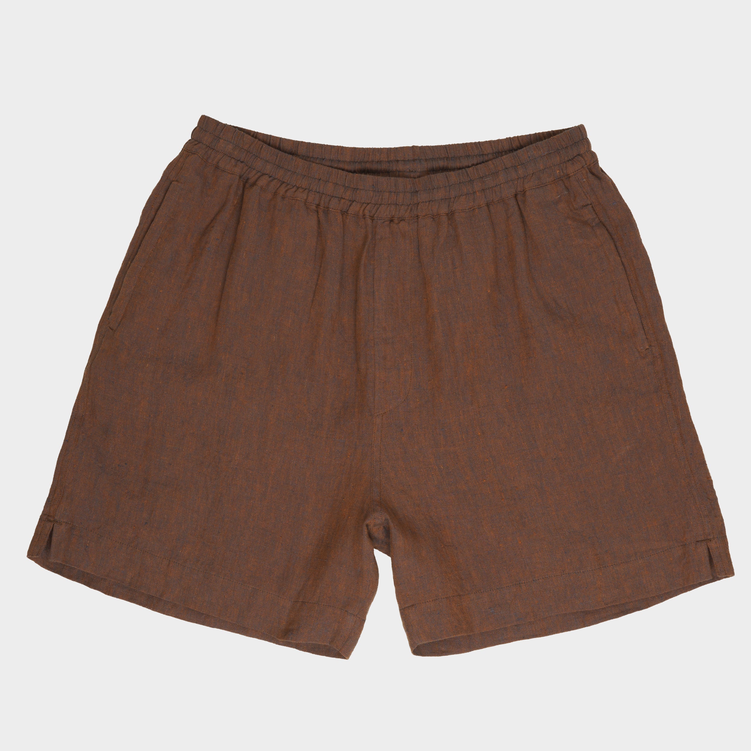 Image of Washed Linen Relaxed Short in Bronze
