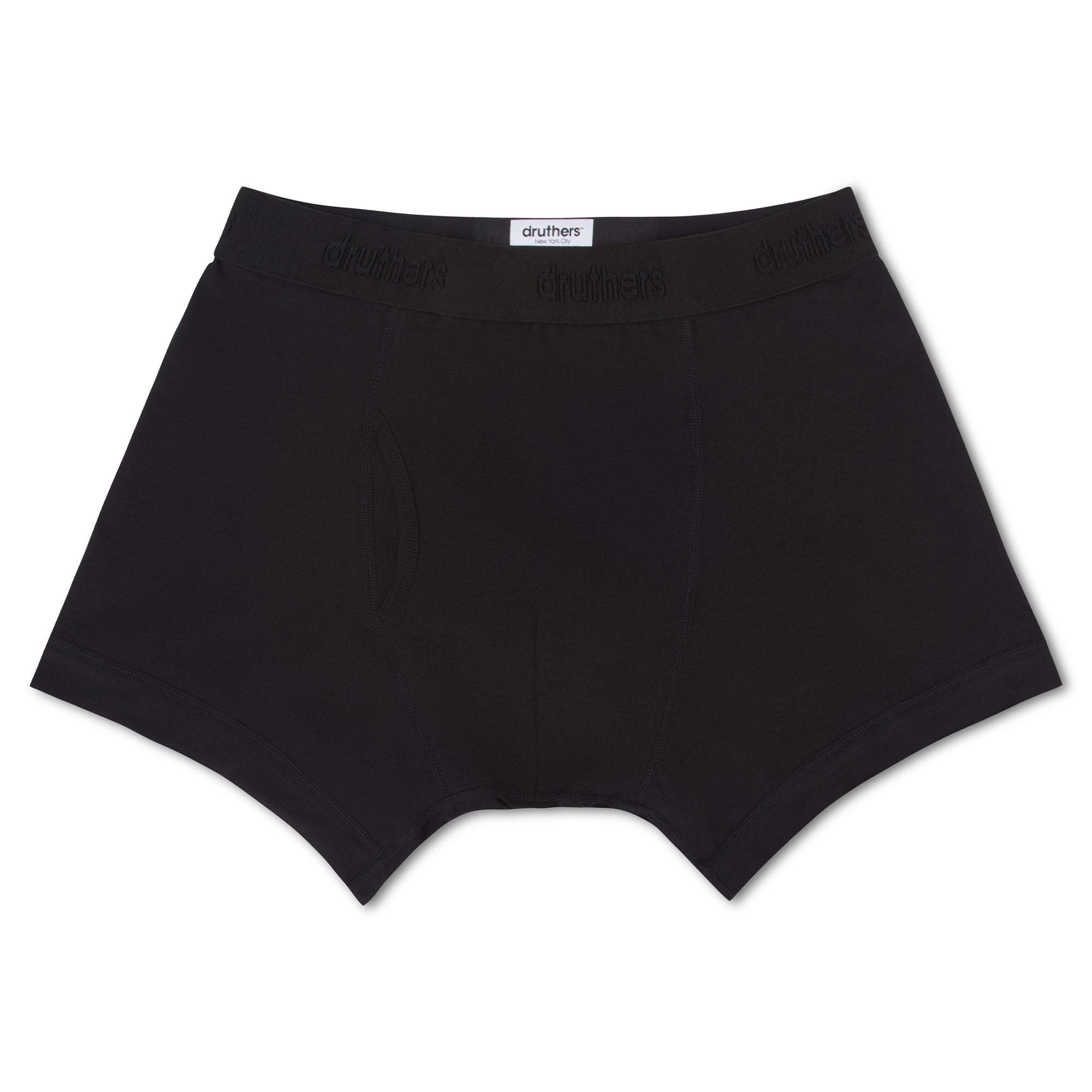 Image of Organic Cotton Boxer Briefs - Black