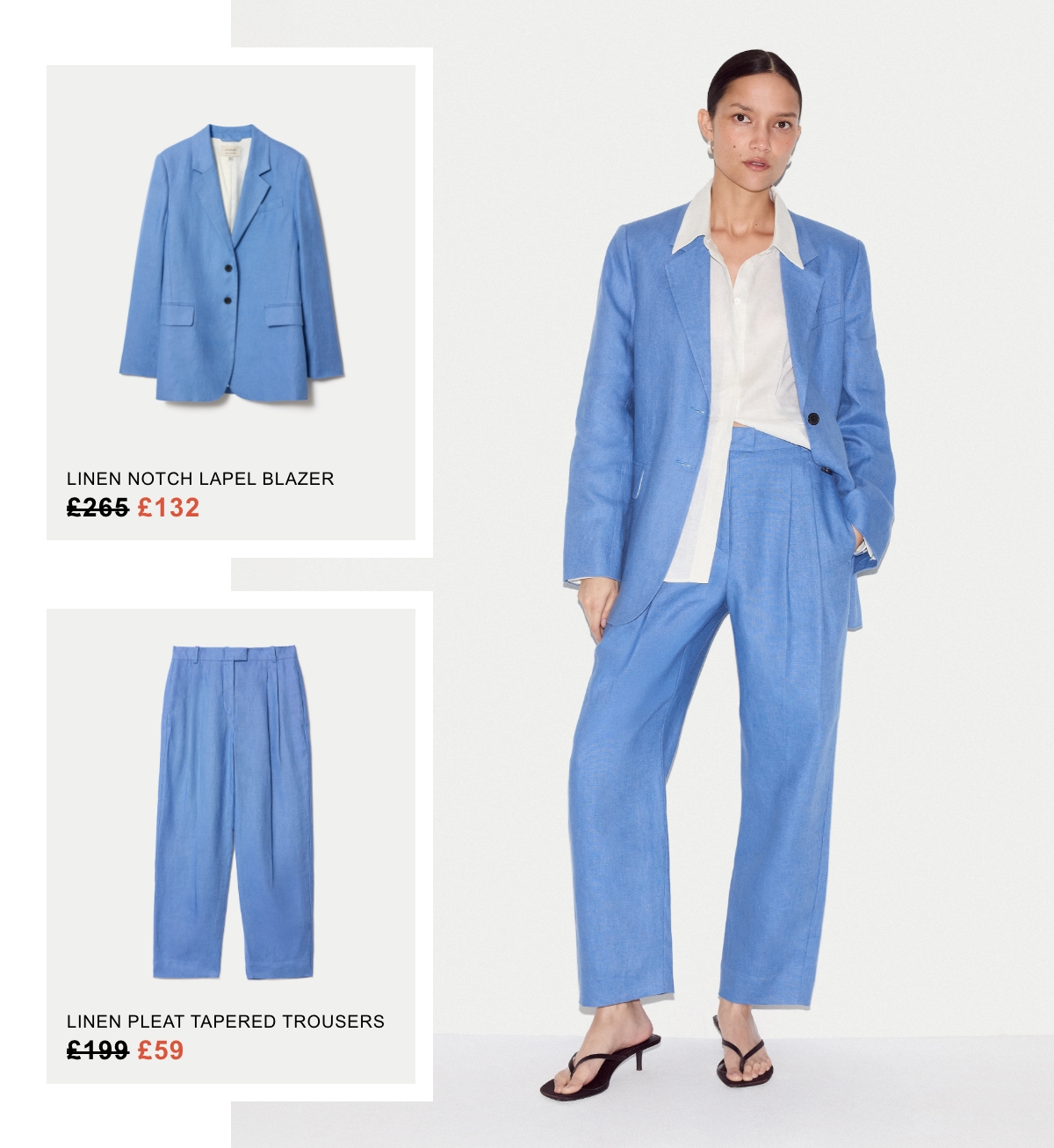 Linen Notch Lapel Blazer