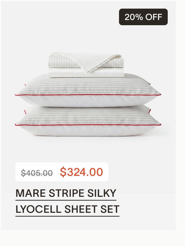 Mare Stripe Silky Lyocell Sheet Set
