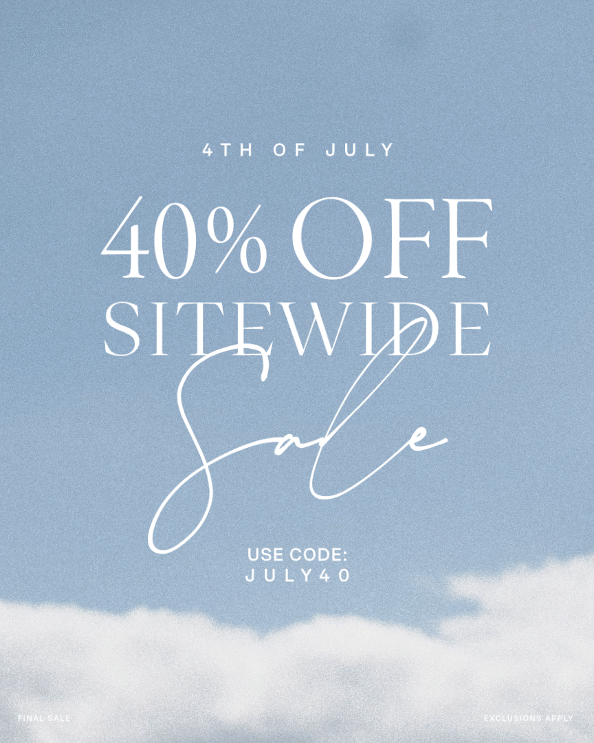40% Off Sitewide Sale