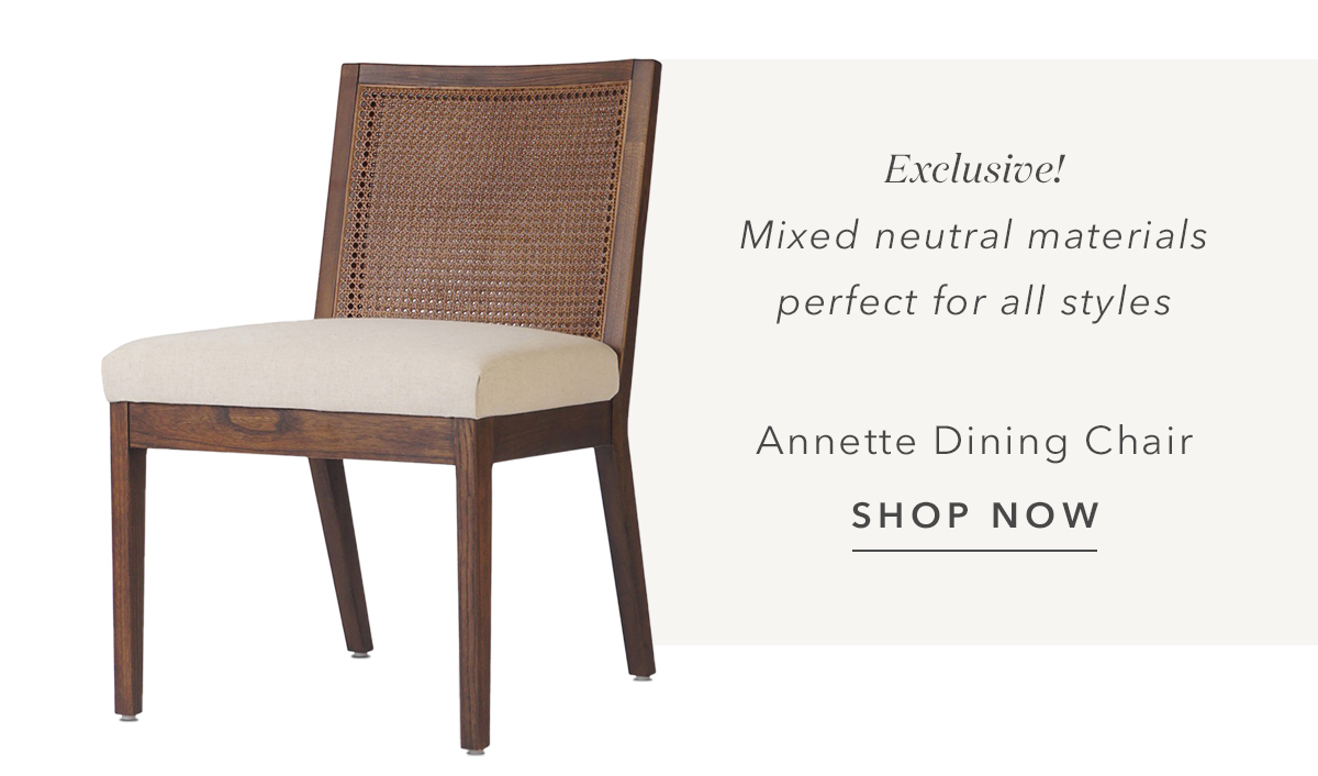 Annette Modern Classic Dark Brown Cane Wood Frame White Performance Dining Side Chair
