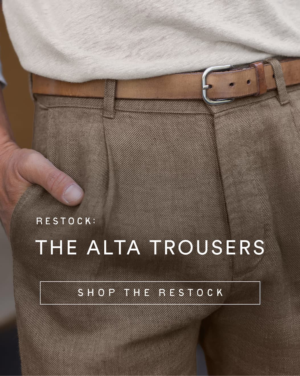 Alta Trousers / Chai Twill 