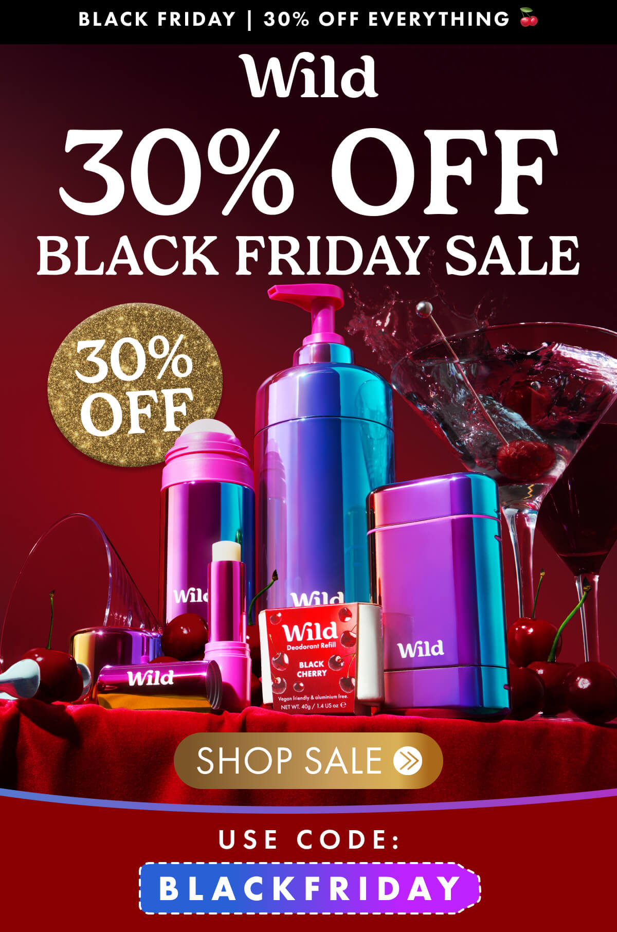 30% Off Black Friday Sale: Indulge in our Black Cherry Scent
