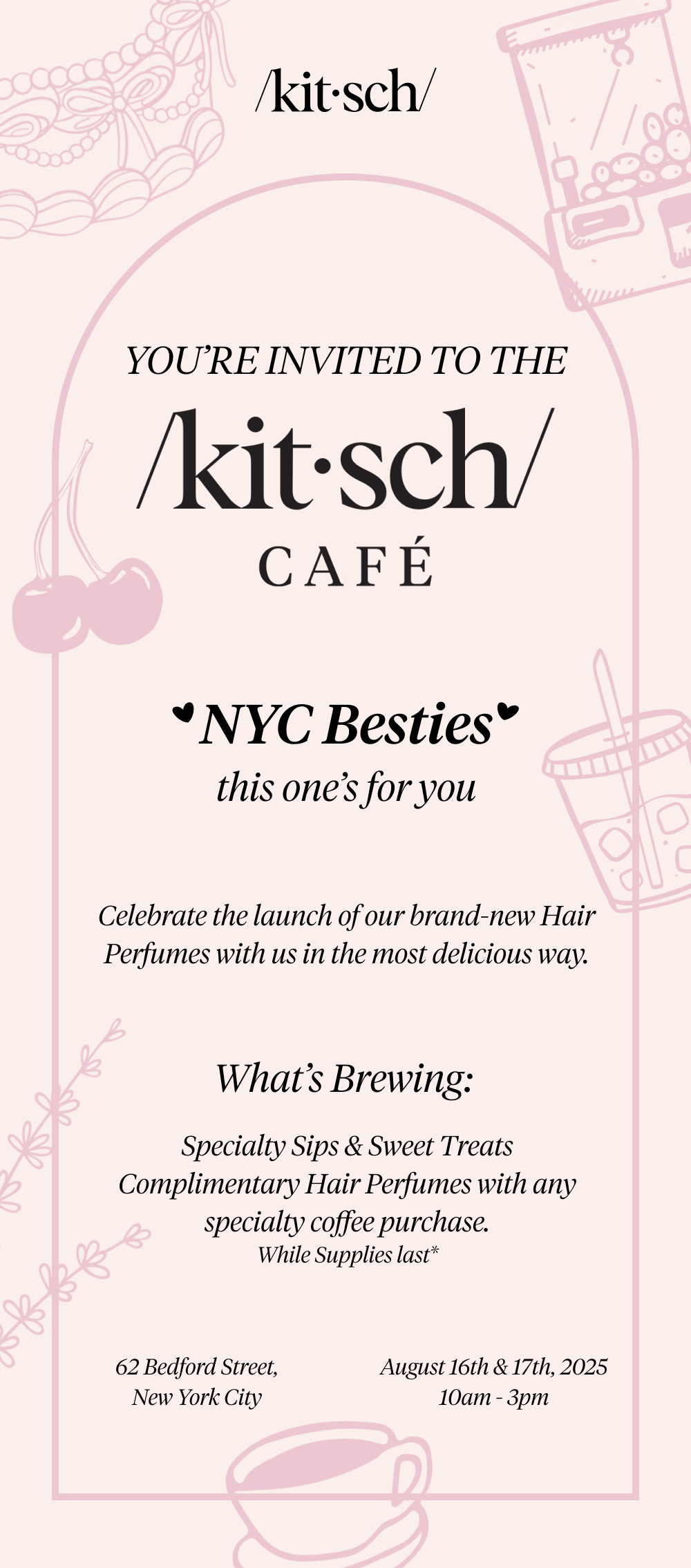 NYC Besties, this one's for you. Celebrate Hair Perfume with us!