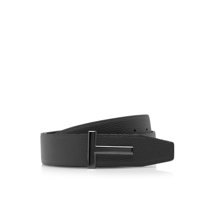 GRAIN LEATHER T ICON BELT
