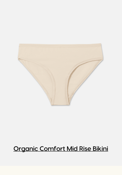Organic Comfort Mid Rise Bikini