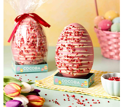 Strawberries And Cream Easter Egg