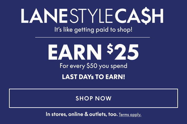 Earn $25 for Every $50 You Spend