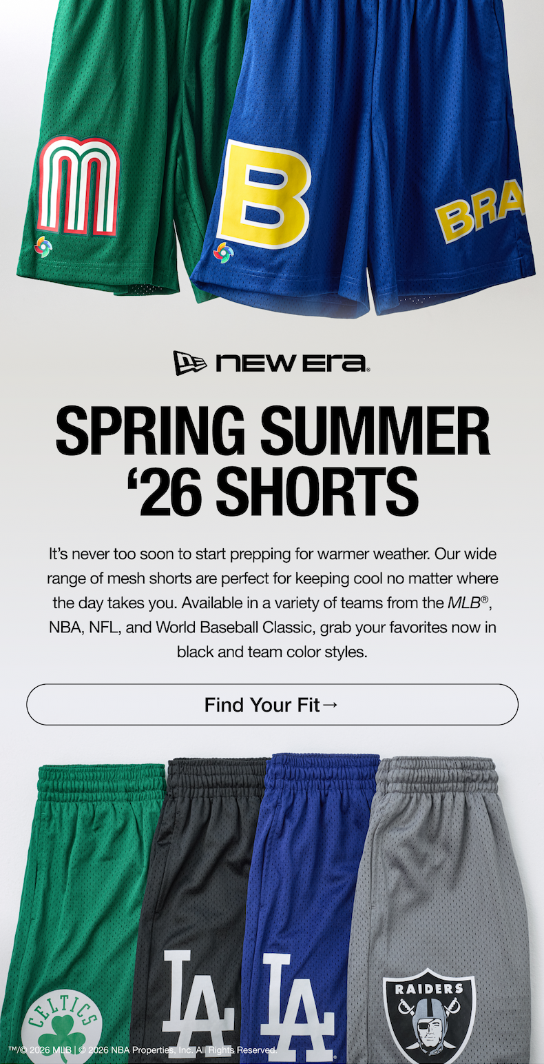 Spring Summer '26 Shorts. Find Your Fit. 
