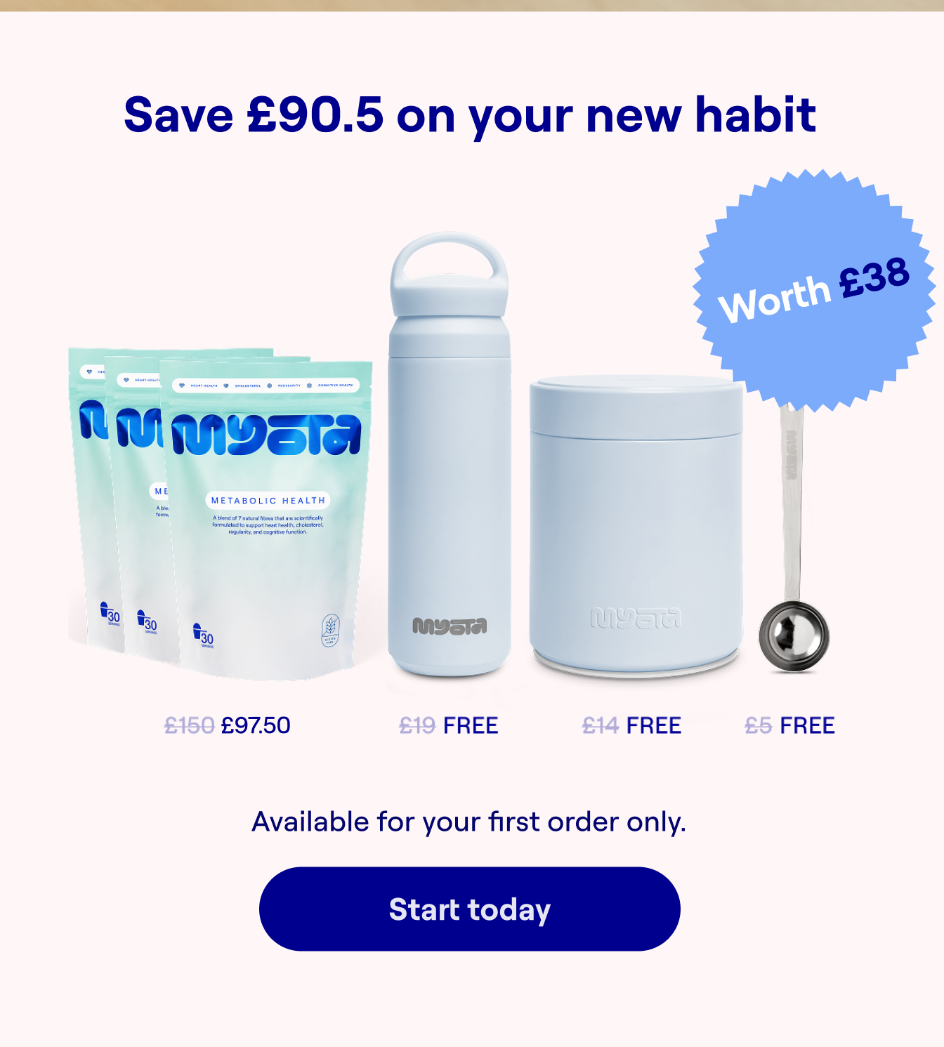 Save £90.5 on your new habit