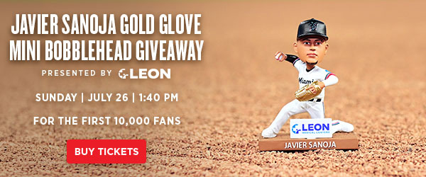 Javier Sanoja Bobblehead Giveaway - Sunday, July 26 - Buy Tickets