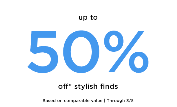 Up to 50% off