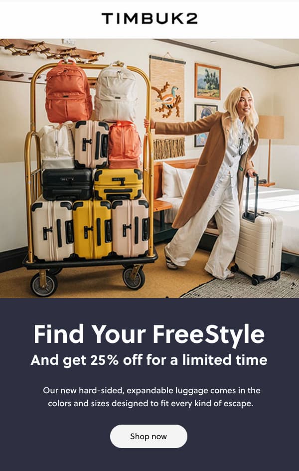 Timbuk2 FreeStyle luggage