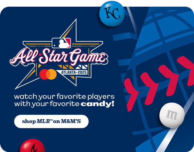 SHOP MLB ON M&M'S