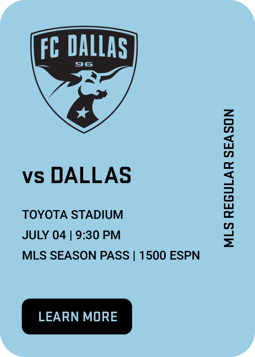 Dallas vs MNUFC | Toyota Stadium | July 04 9:30PM 