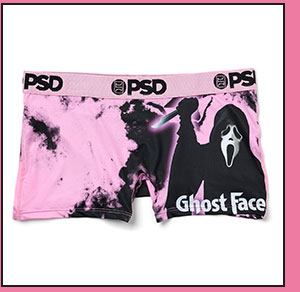 PSD Pink Ghost Face Boyshorts