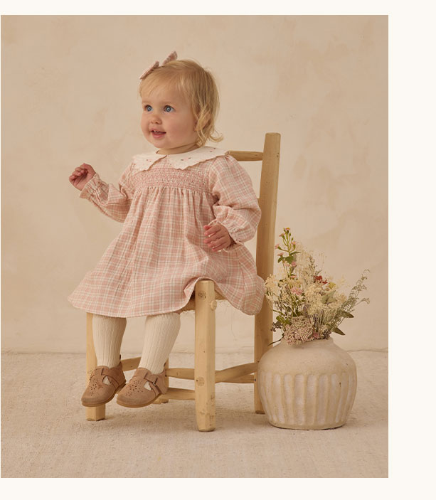 Callie Dress Pink Plaid