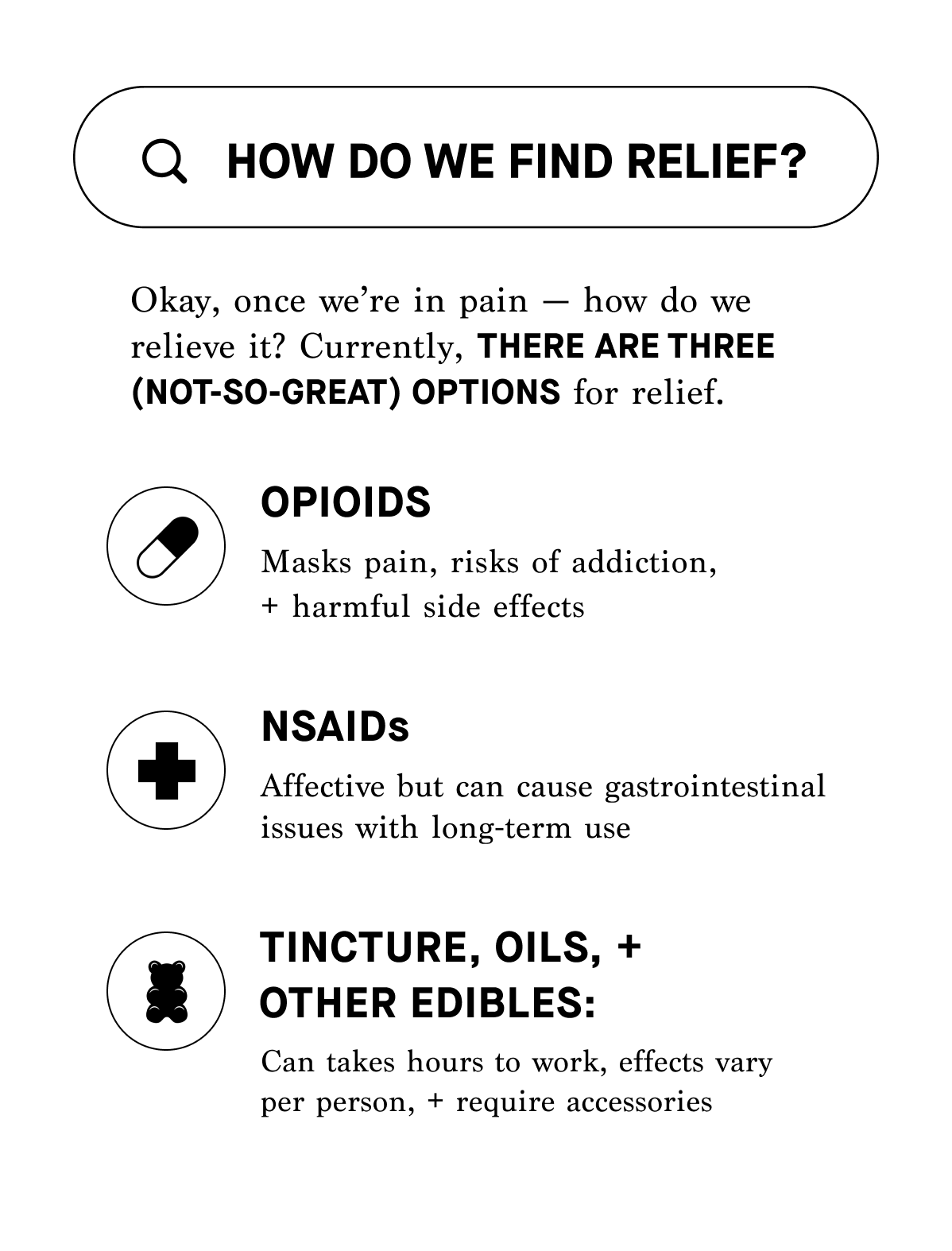 How Do We Find Relief?