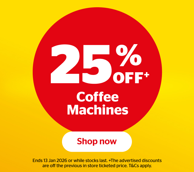 25% off Coffee Machines