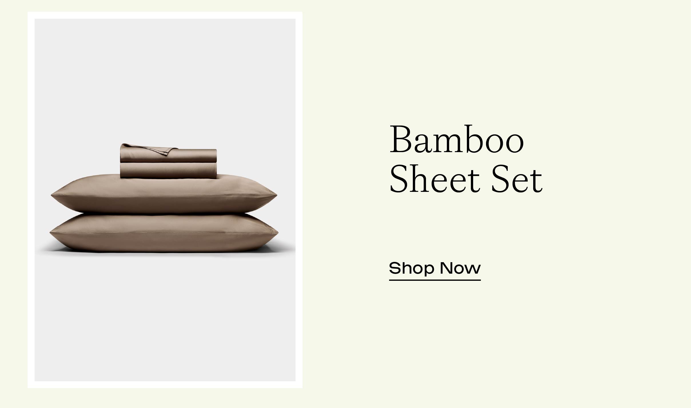 BAMBOO SHEET SET